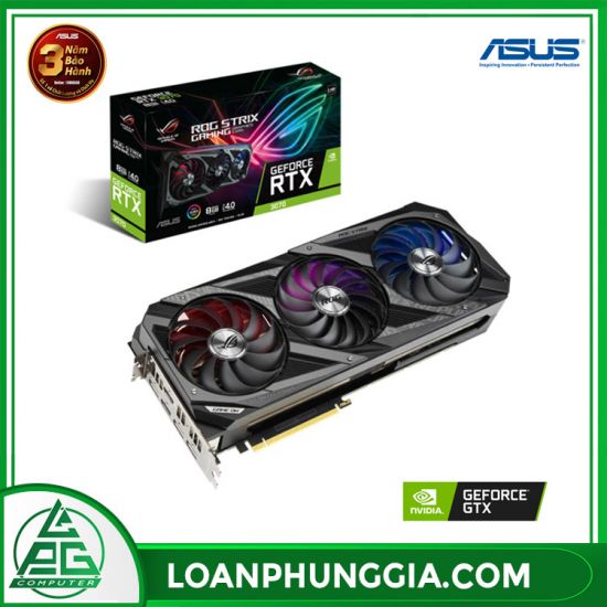 Card màn hình Asus ROG Strix GeForce RTX 3060 TI V2 Gaming (ROG-STRIX-RTX3060TI-8G-V2-GAMING) 