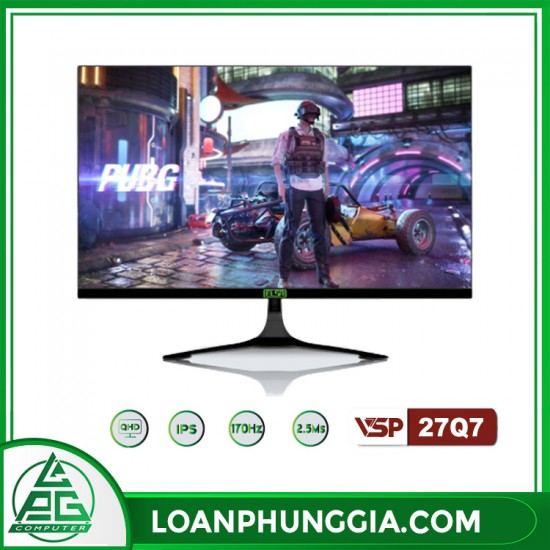 Màn hình phẳng GAMING ELSA 27Q7 , 27inch , 170hz , IPS , 2K