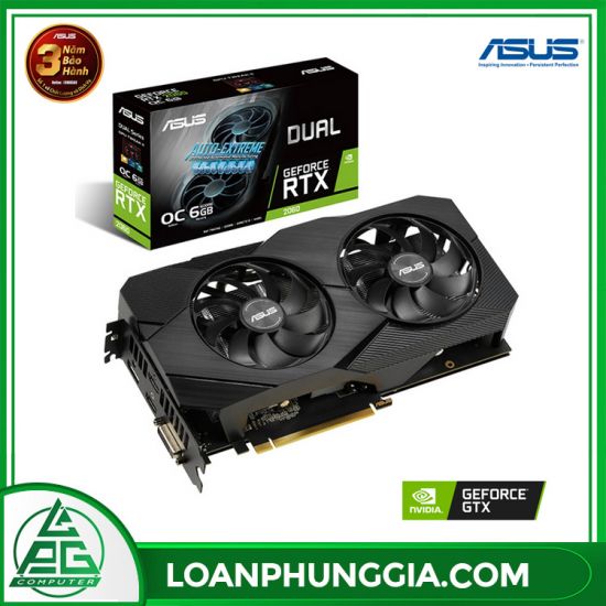 VGA-Asus-RTX-2060-6G-GDDR6-Dual-EVO-(DUAL-RTX2060-6G-EVO)