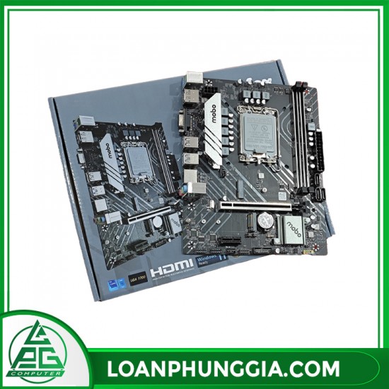 Mainboard MOBO H610M V2.02 ( LGA 1700 | 2xDDR4 | 1xHDMi | 1xDP | 1xVGA | M-ATX )