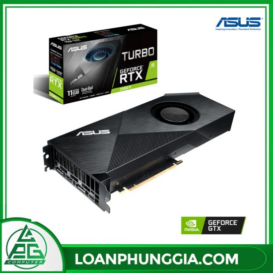 VGA Asus RTX 2080Ti 11G GDDR6 Turbo (TURBO-RTX2080TI-11G)