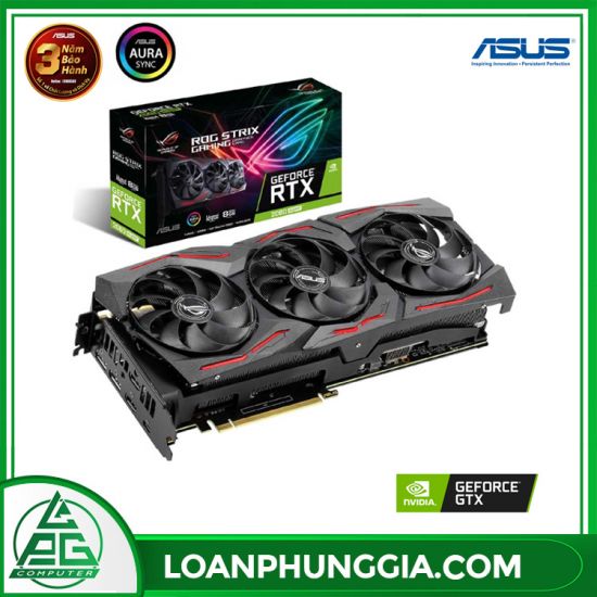 Card màn hình Asus ROG Strix GeForce RTX 2080 Super A8G Gaming (ROG-STRIX-RTX2080S-A8G-GAMING)