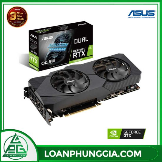 Card màn hình Asus Dual GeForce RTX 2080 Super OC (DUAL-RTX2080S-O8G-EVO)