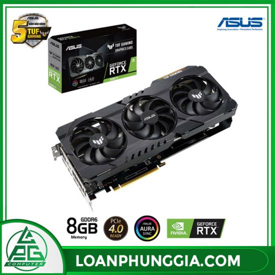 Card màn hình Asus TUF GeForce RTX 3060 TI Gaming (TUF-RTX3060TI-8G-GAMING) 