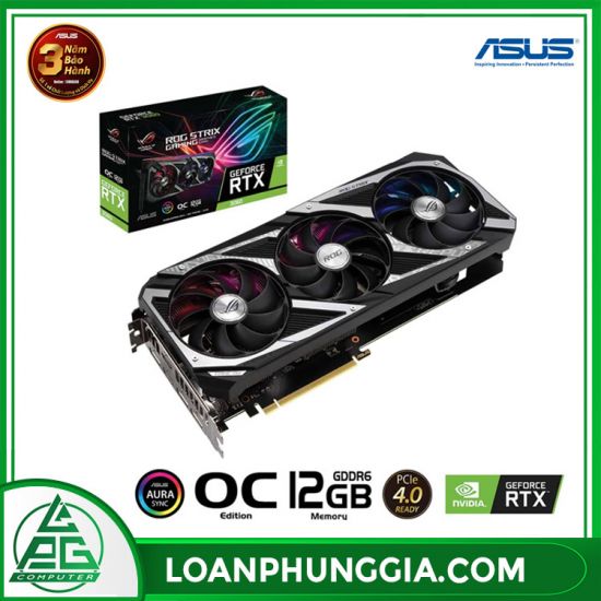 Card màn hình Asus ROG Strix GeForce RTX 3060 Gaming OC (ROG-STRIX-RTX3060-O12G-GAMING)