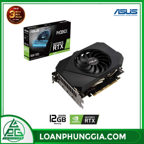 Card màn hình Asus Phoenix GeForce RTX 3060 (PH-RTX3060-12G) 