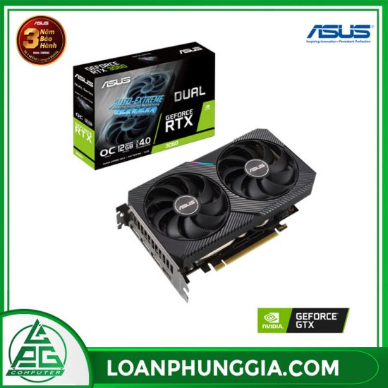 Card màn hình Asus Dual GeForce RTX 3060 OC (DUAL-RTX3060-O12G-V2) 