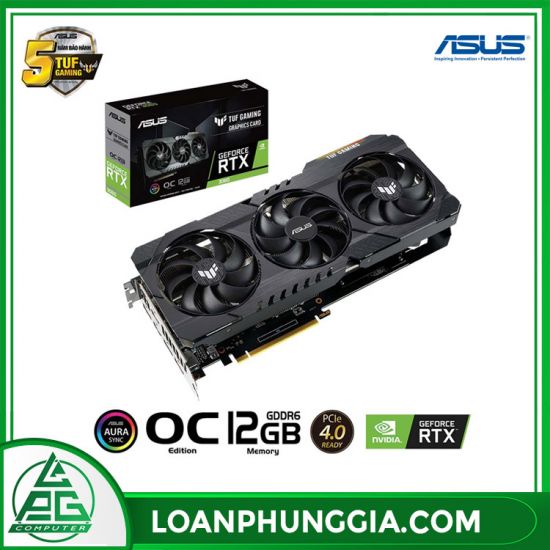 Card màn hình Asus TUF GeForce RTX 3060 OC Gaming (TUF-RTX3060-O12G-GAMING) 