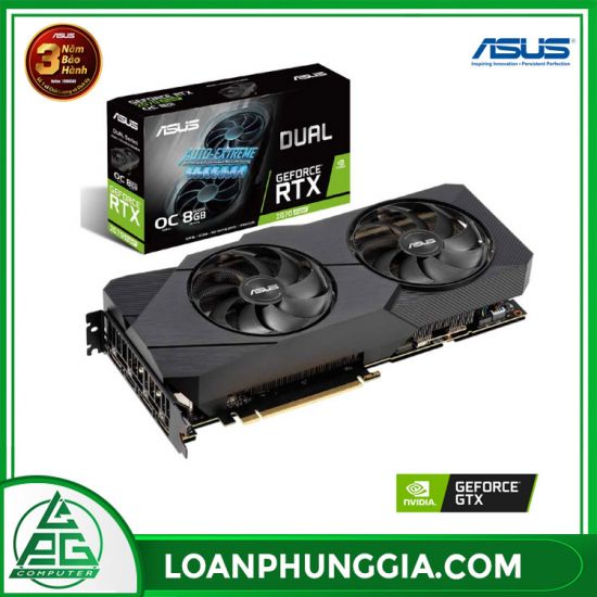 Card màn hình Asus Dual GeForce RTX 2070 Super EVO OC (DUAL-RTX2070S-O8G-EVO) 