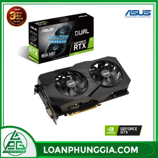 Card màn hình Asus Dual GeForce RTX 2070 Super EVO V2 (DUAL-RTX2070S-8G-EVO-V2) 