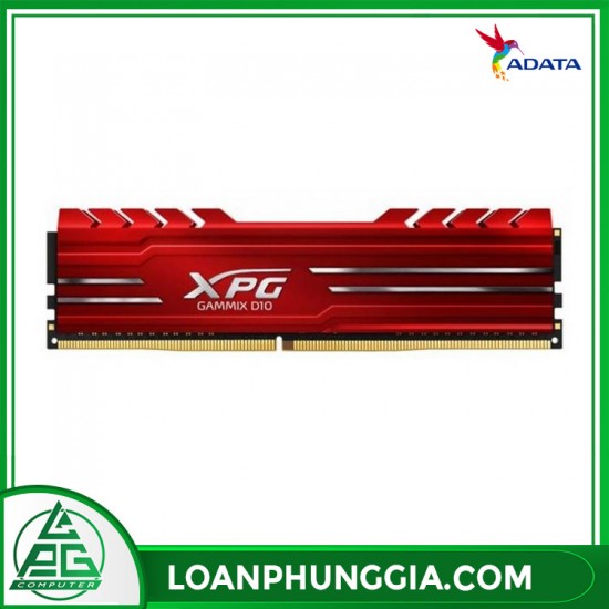 RAM Desktop Adata XPG Gammix D10 Red 16GB (1x16GB) DDR4 3000MHz 