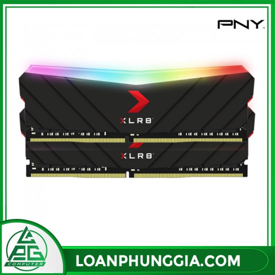 RAM Desktop PNY XLR8 Gaming EPIC-X RGB 32GB (2x16GB) DDR4 3200MHz