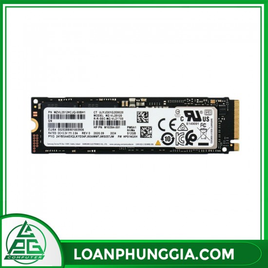 Ổ cứng SSD Samsung PM9A1 512GB M.2 PCIe Gen4x4 MZ-VL25120 