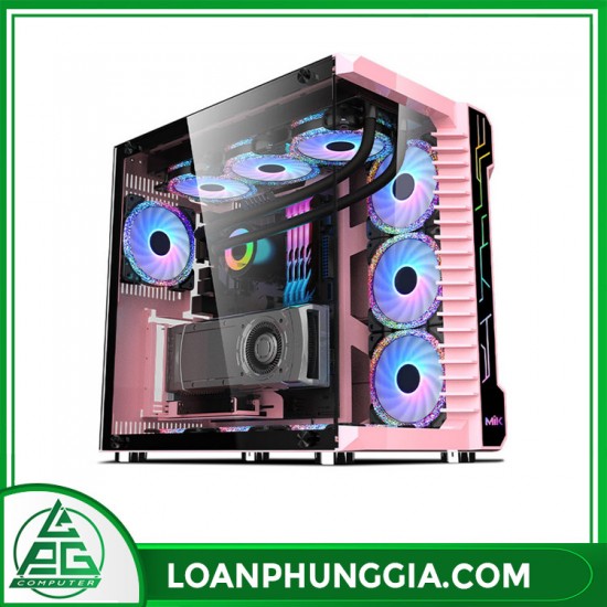 Vỏ Case MIK LV07 – PINK (Mid Tower Màu Hồng)