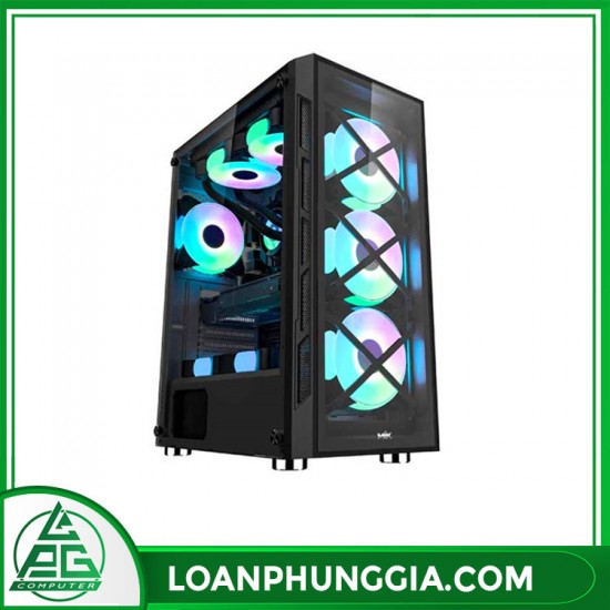 Vỏ case MIK TN10 (3 FAN GALAXY RGB) 