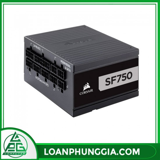 Nguồn máy tính CORSAIR SF750 - 750W - 80 Plus Platinum - Full Modular (CP-9020186-NA)