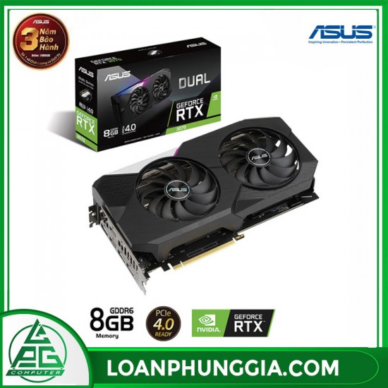 Card màn hình Asus Dual GeForce RTX 3070 (DUAL-RTX3070-8G)