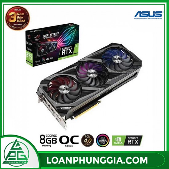 VGA Asus RTX 3070Ti 8G GDDR6X ROG Strix Gaming OC (ROG-STRIX-RTX3070TI-O8G-GAMING)