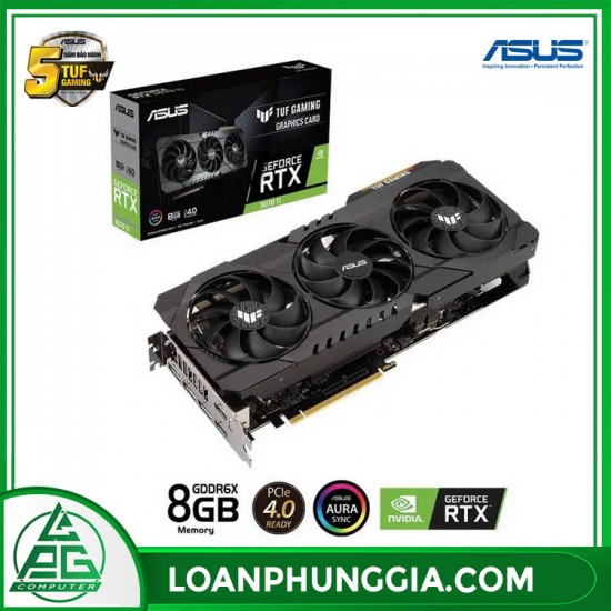 VGA Asus RTX 3070Ti 8G GDDR6X TUF Gaming (TUF-RTX3070TI-8G-GAMING) 