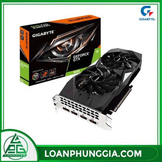 Card màn hình Gigabyte GeForce GTX 1650 Gaming OC (GV-N1650GAMING OC-4GD)