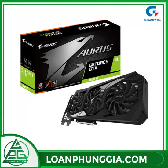 Card màn hình Gigabyte AORUS GeForce GTX 1660 TI (GV-N166TAORUS-6GD)