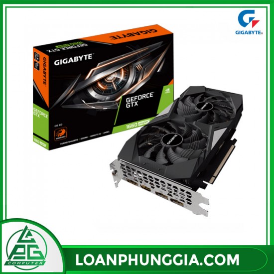 Card màn hình Gigabyte GeForce GTX 1660 Super D6 6G (GV-N166SD6-6GD)