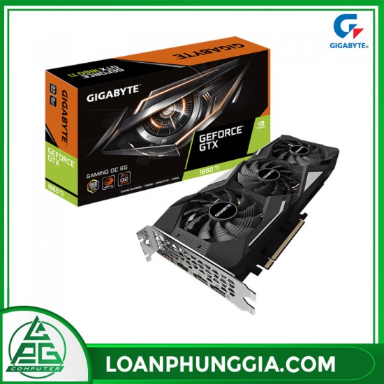 Card màn hình Gigabyte GeForce GTX 1660 Ti Gaming OC (GV-N166TGAMING OC-6GD)