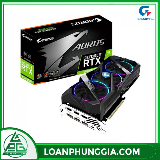 Card màn hình Gigabyte AORUS GeForce RTX 2070 Super (GV-N207SAORUS-8GC)