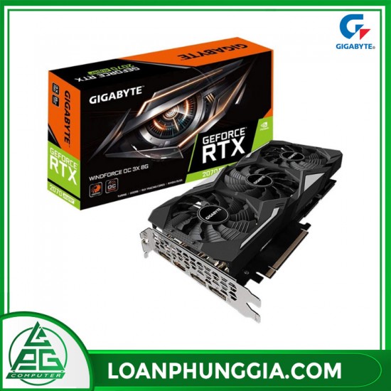 Card màn hình Gigabyte GeForce RTX 2070 Super WindForce OC (GV-N207SWF3OC-8GD)