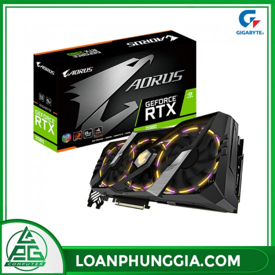 Card màn hình Gigabyte AORUS GeForce RTX 2080 (GV-N2080AORUS-8GC)