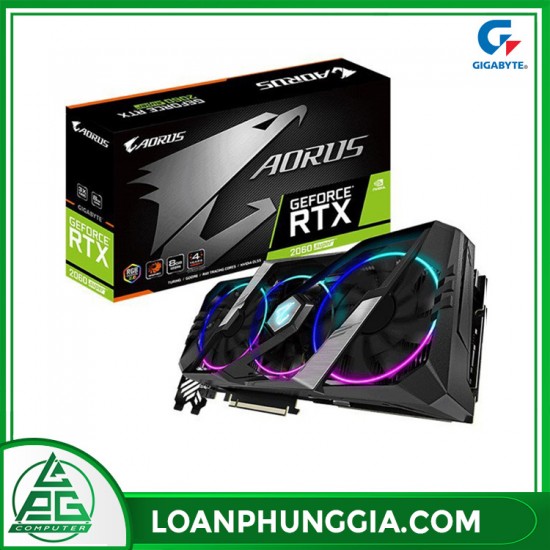 Card màn hình Gigabyte AORUS GeForce RTX 2080 Super (GV-N208SAORUS-8GC)