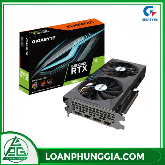 Card màn hình Gigabyte GeForce RTX 3060 Eagle OC (GV-N3060EAGLE OC-12GD)