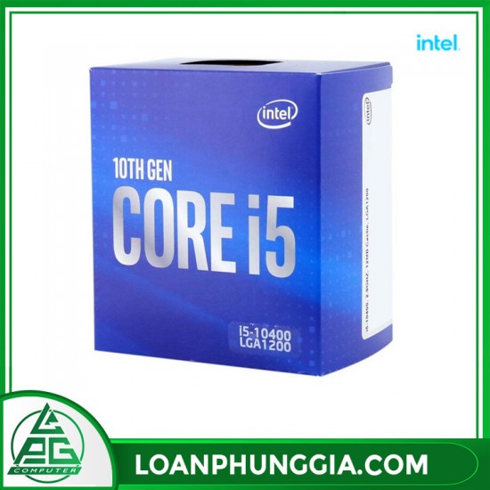 CPU Intel Core i5-10400 Box (2.9GHz turbo up to 4.3GHz, 6 nhân 12 luồng, 12MB Cache, 65W) - Socket Intel LGA 1200