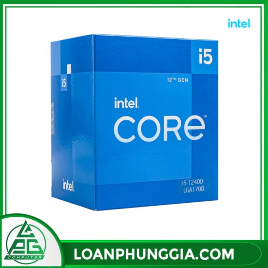CPU Intel Core i5-12400 Box (2.5 GHz Turbo 4.4Ghz | 6 Nhân 12 Luồng | 18MB Cache | 65W | LGA1700)
