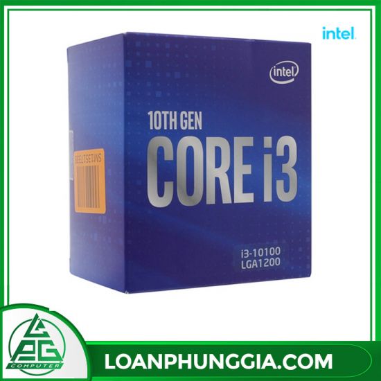 CPU Intel Core i3-10100 Box (4.3Ghz, 4 nhân 8 luồng, 6MB Cache, 65W) - Socket Intel LGA 1200 - Comet Lake-S