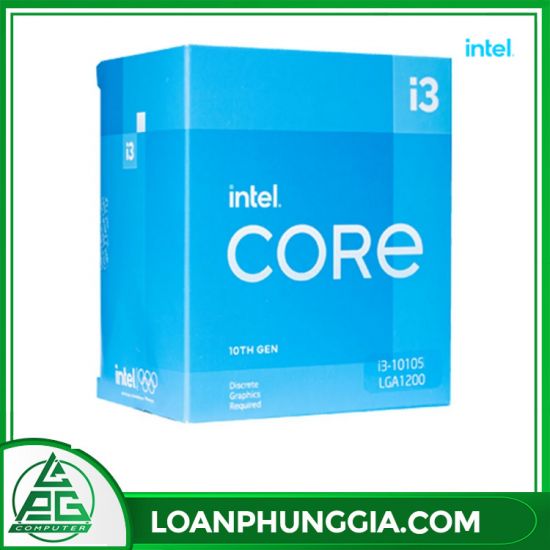 CPU Intel Core i3-10105 Box (4.4Ghz, 4 nhân 8 luồng, 6MB Cache, 65W) - Socket Intel LGA 1200 - Comet Lake-S