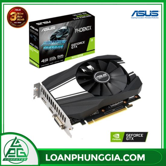 VGA Asus GTX 1650 4G GDDR5 Phoenix (PH-GTX1650-4G)