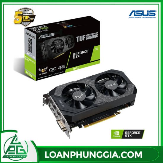 VGA Asus GTX 1650 4G GDDR6 TUF Gaming OC Edition (TUF-GTX1650-O4GD6-P-GAMING)