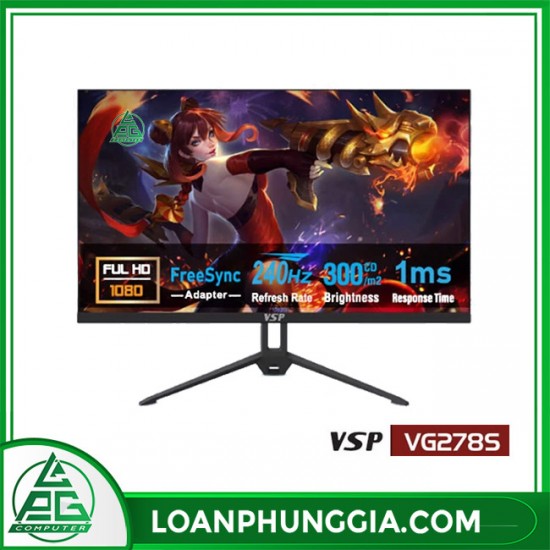 Màn hình VSP Esport Gaming 27inch - VG278S - 240Hz - Full Viền