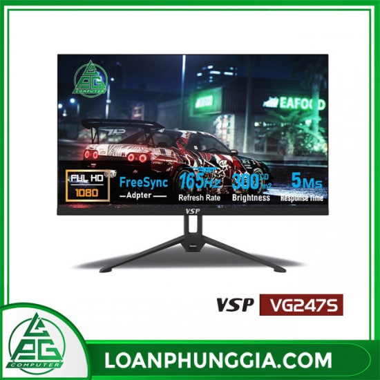 Màn hình VSP Esport Gaming 24inch - VG247S - 165Hz - Full Viền
