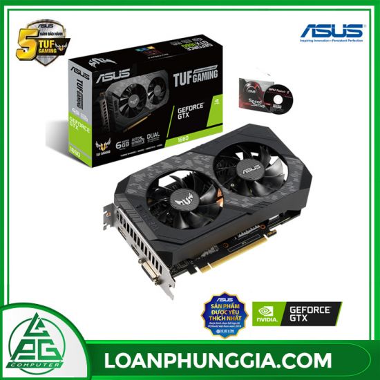 VGA Asus GTX 1660 Super 6G GDDR6 TUF Gaming (TUF-GTX1660S-6G-GAMING)