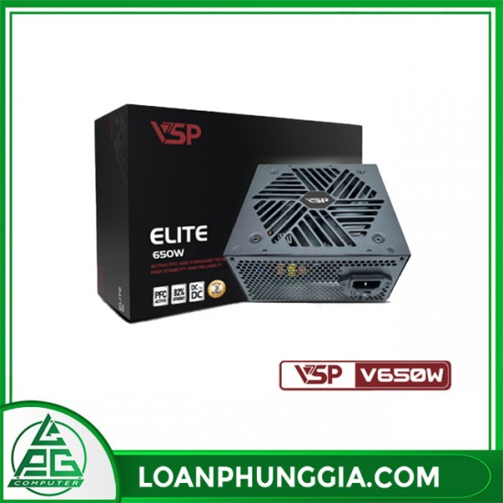 Nguồn VSP Elite Active PFC V650W