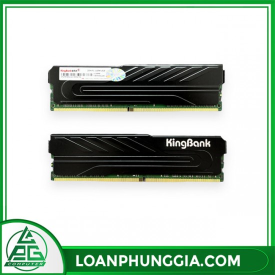 Ram DDR4 Kingbank 8Gb bus 3200Mhz UDIM Tản Thép ( Đen )