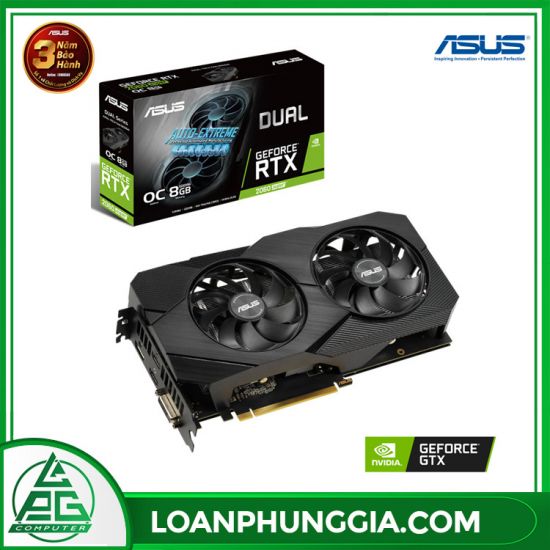 Card màn hình Asus Dual GeForce RTX 2060 Super EVO V2 (DUAL-RTX2060S-O8G-EVO-V2)