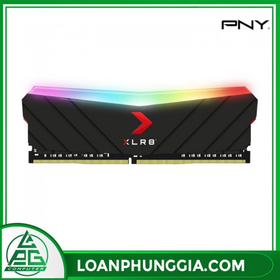 RAM Desktop PNY XLR8 Gaming EPIC-X RGB 16GB (1x16GB) DDR4 3200MHz 